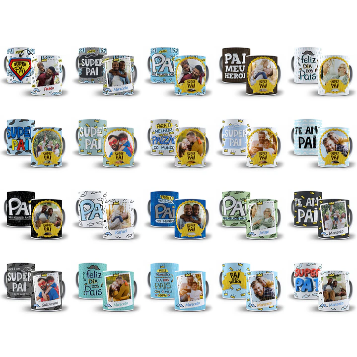 62 Artes para Caneca Dia dos Pais Arquivo em Jpge/Png 3