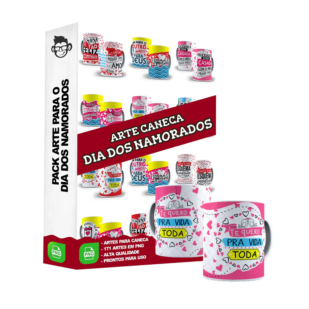 Pacote Sublimação Dia dos Namorados 5.0 Arquivos 5