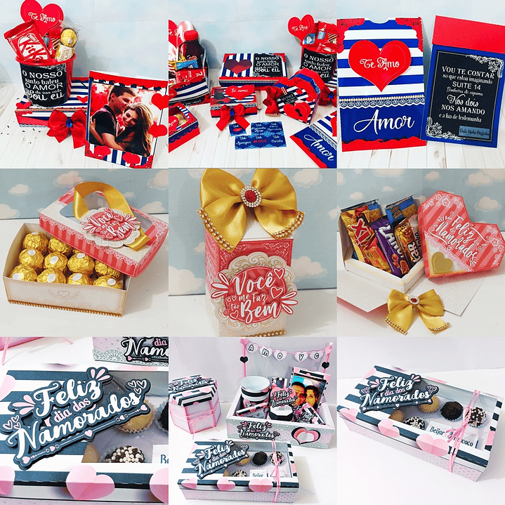 Pacote Artes Arquivos de Corte Dia dos Namorados Silhouette 11