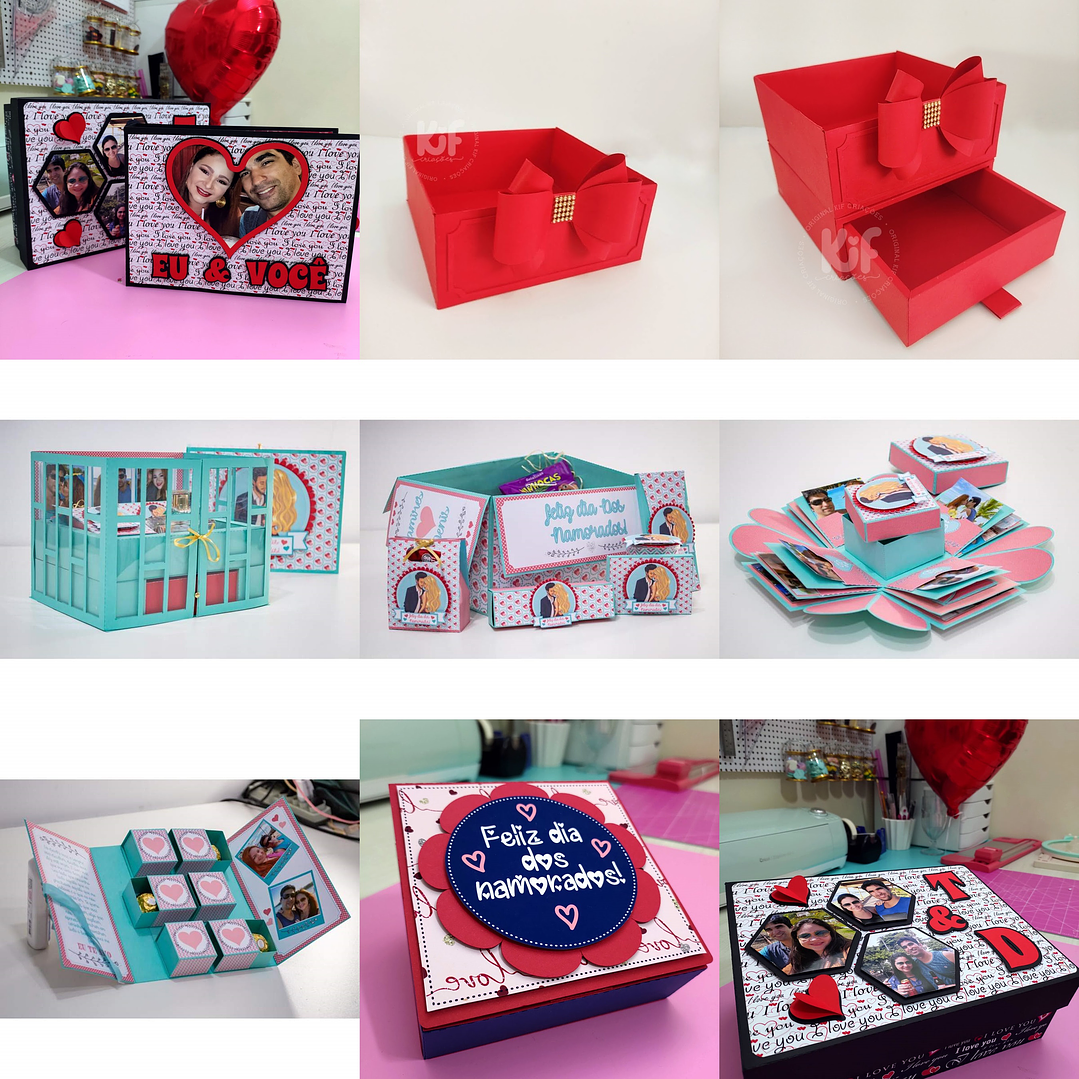 Pacote Artes Arquivos de Corte Dia dos Namorados Silhouette 14