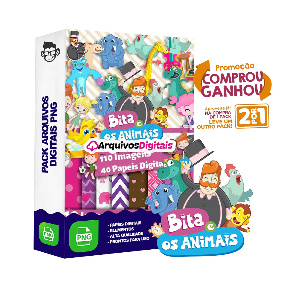 Kit Digital Mundo Bita sem fundo Png 1