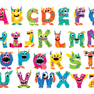 Alfabeto Mostro Png Donwload Baixar Grátis