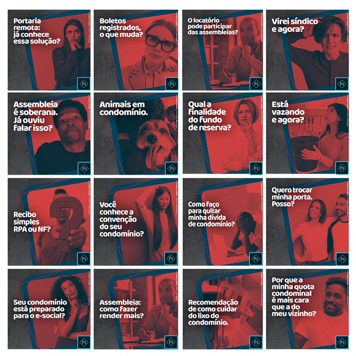 130 Artes Mídias Sociais Administradores de Condominio Editáveis Photoshop 2