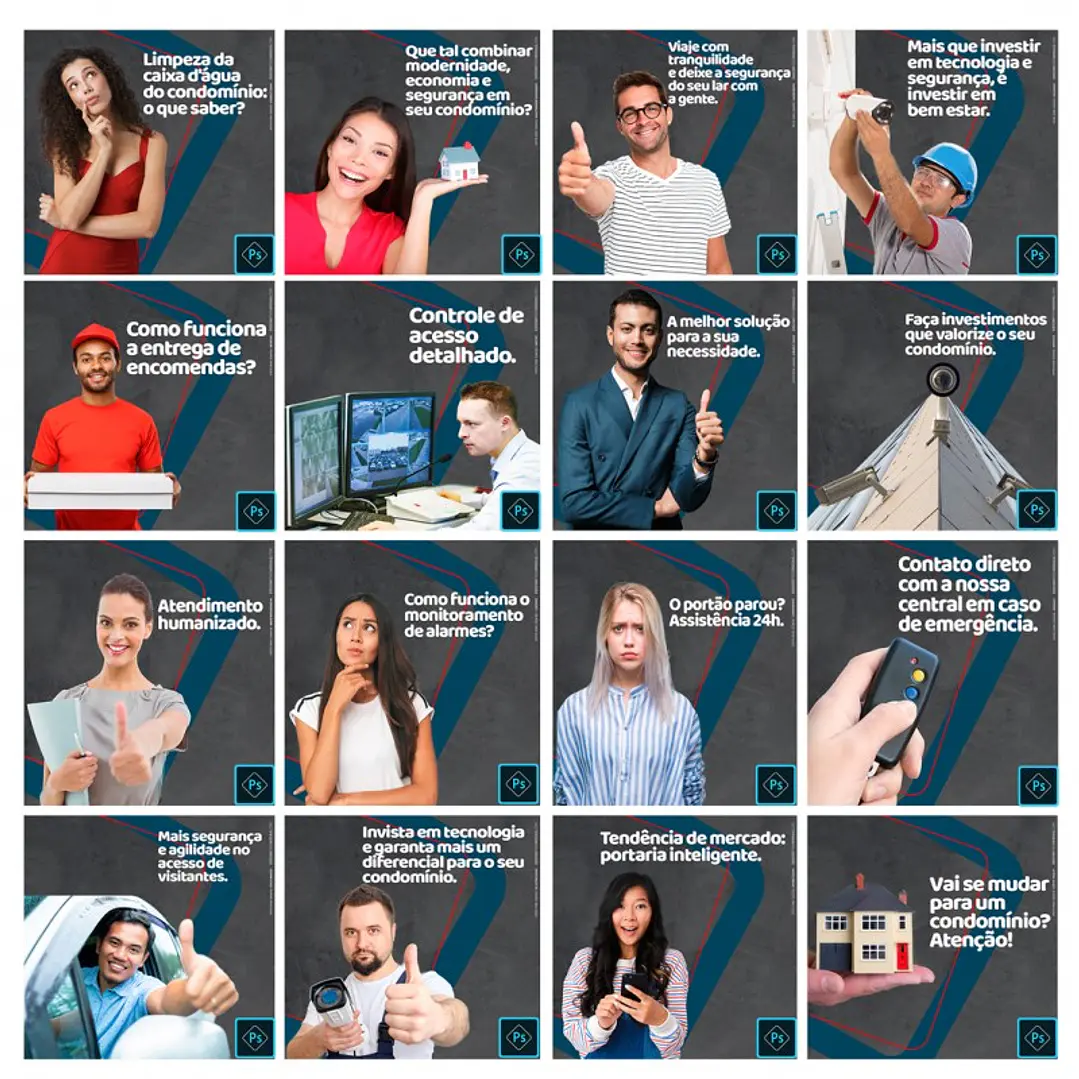 130 Artes Mídias Sociais Administradores de Condominio Editáveis Photoshop 4