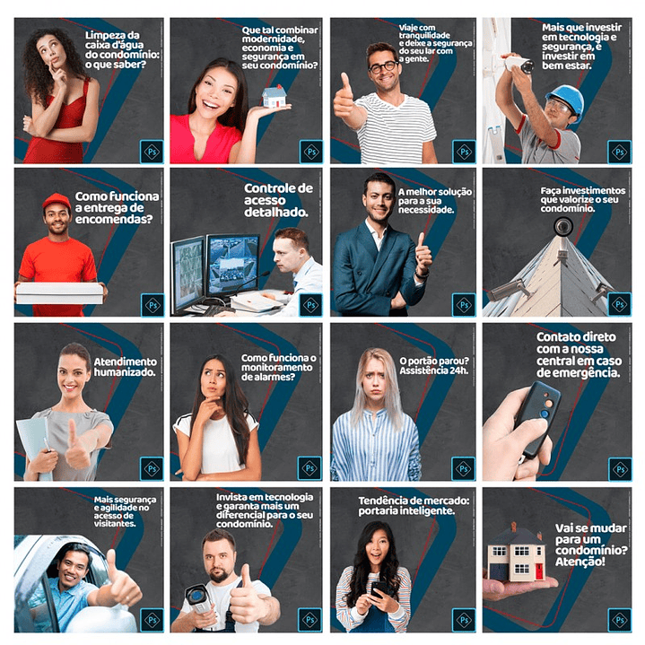 130 Artes Mídias Sociais Administradores de Condominio Editáveis Photoshop 4