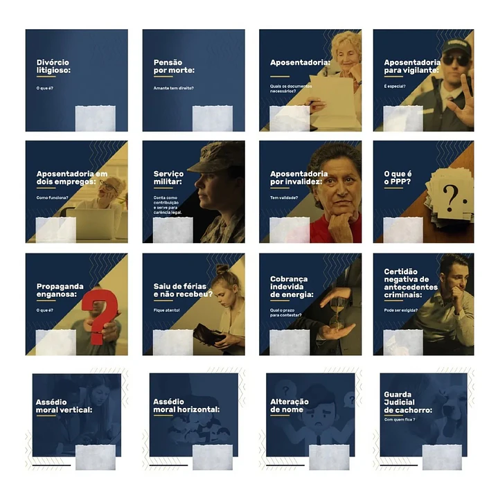 130 Artes Mídias Sociais Advogados Editáveis Photoshop 8