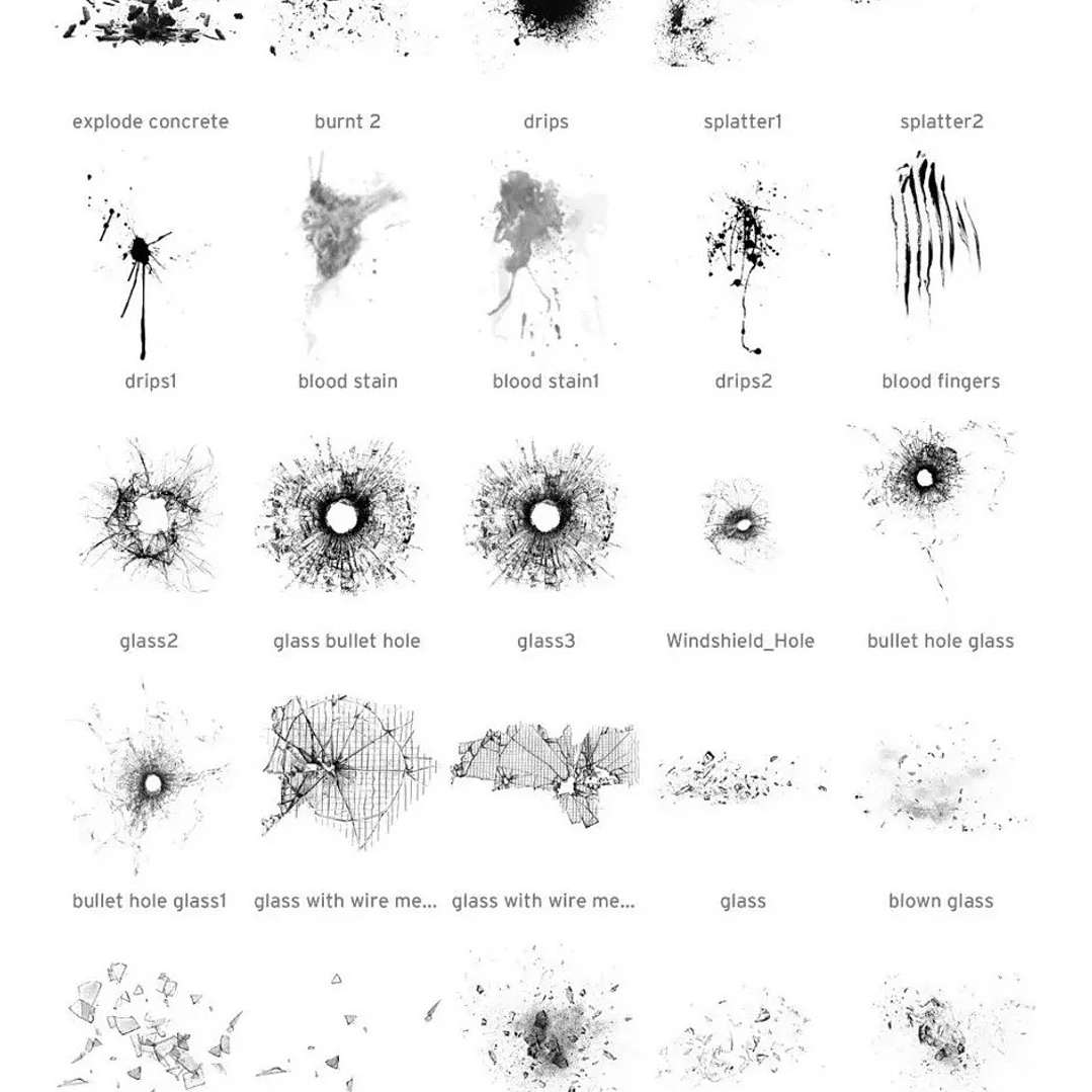 400 Brushes e Lens para Photoshop 1