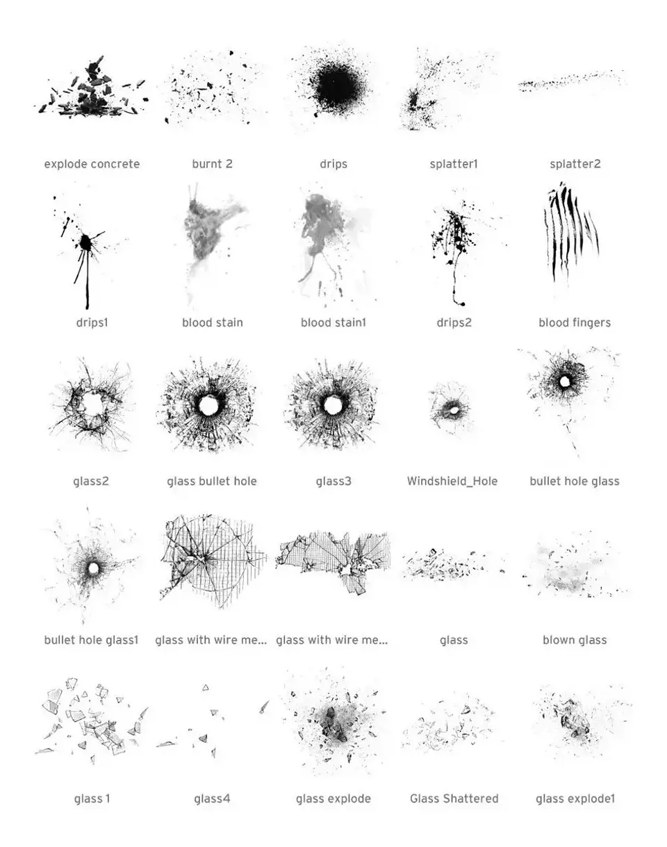 400 Brushes e Lens para Photoshop 1