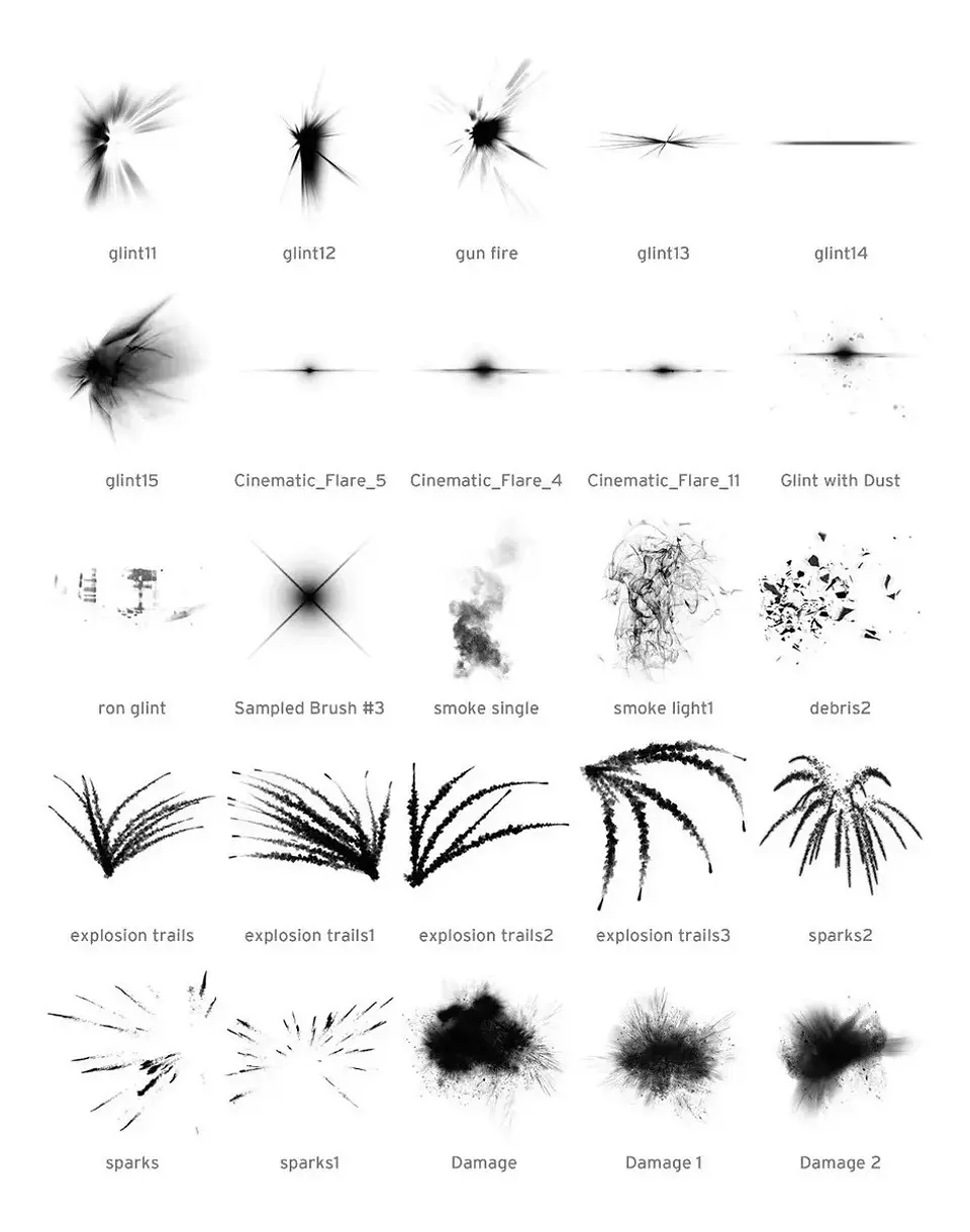 400 Brushes e Lens para Photoshop 3