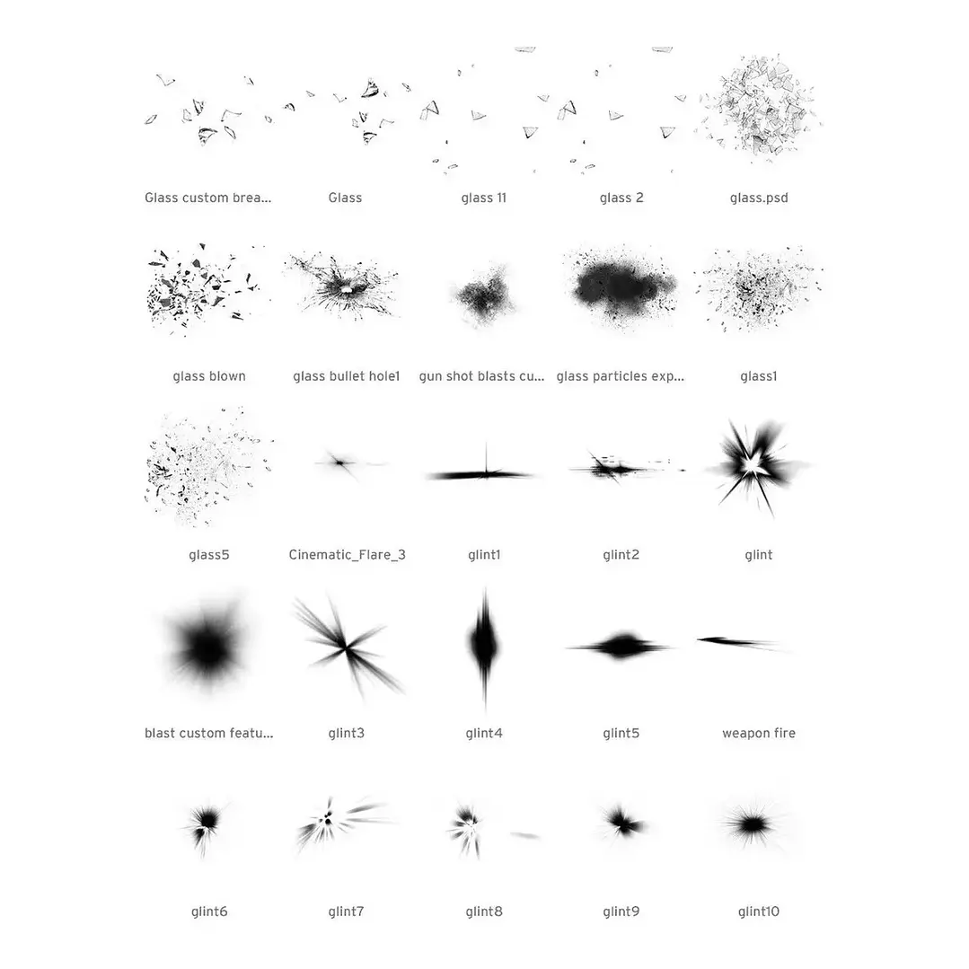 400 Brushes e Lens para Photoshop 4