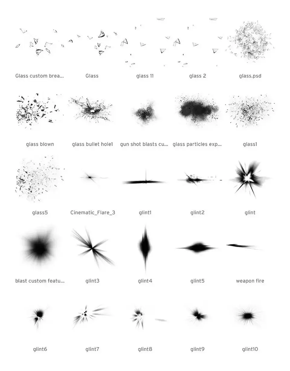 400 Brushes e Lens para Photoshop 4