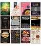 500 Artes Cardapio Menus Alimentos Editáveis Photoshop - Thumbnail 1