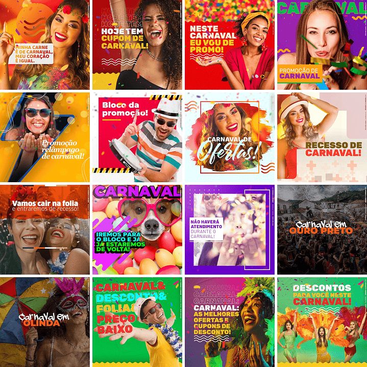 50 Artes Mídias Sociais Templates Editáveis Photoshop 1