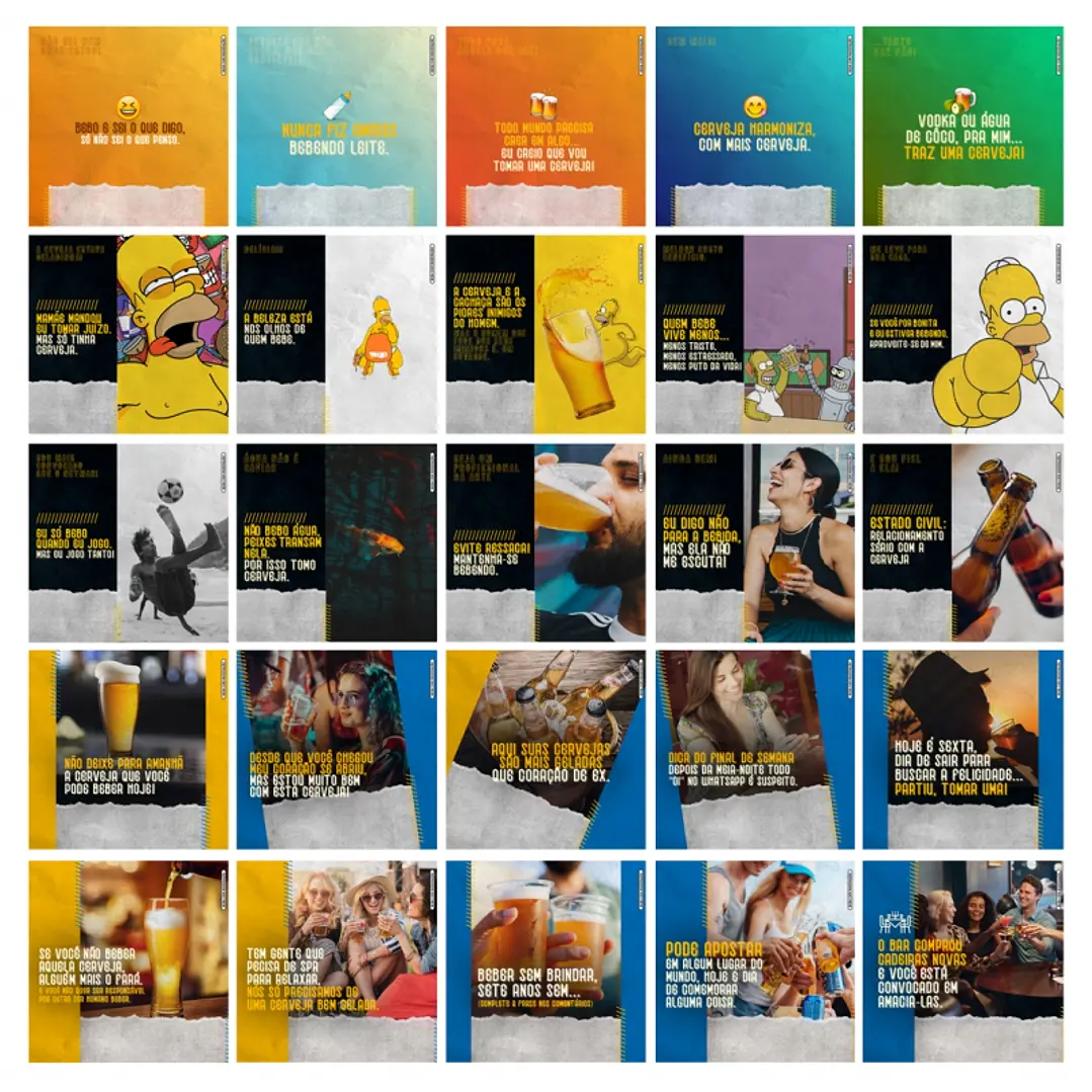 130 Artes Mídias Sociais Cervejaria Bar Bares Distribuidora de Bebidas Editáveis Photoshop 3