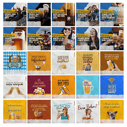 130 Artes Mídias Sociais Cervejaria Bar Bares Distribuidora de Bebidas Editáveis Photoshop