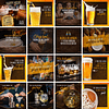 60 Artes Mídias Sociais Bares Distribuidora de Bebidas Bar Editáveis Photoshop