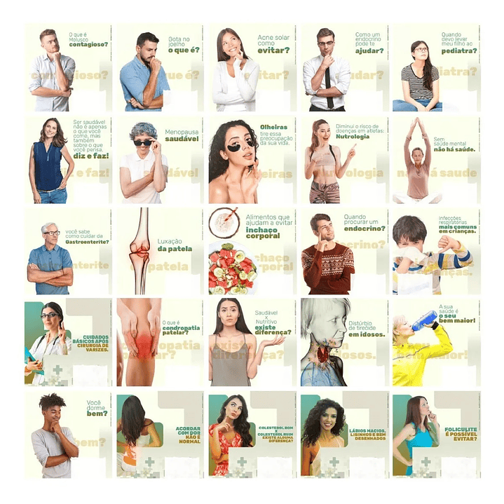 130 Artes Mídias Sociais Clinicas Medicas Editáveis Photoshop 2