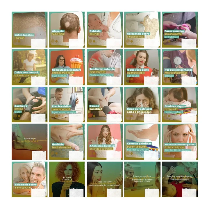 130 Artes Mídias Sociais Clinicas Medicas Editáveis Photoshop 4