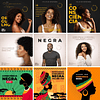 25 Artes Mídias Sociais Consciencia Negra Editáveis Photoshop