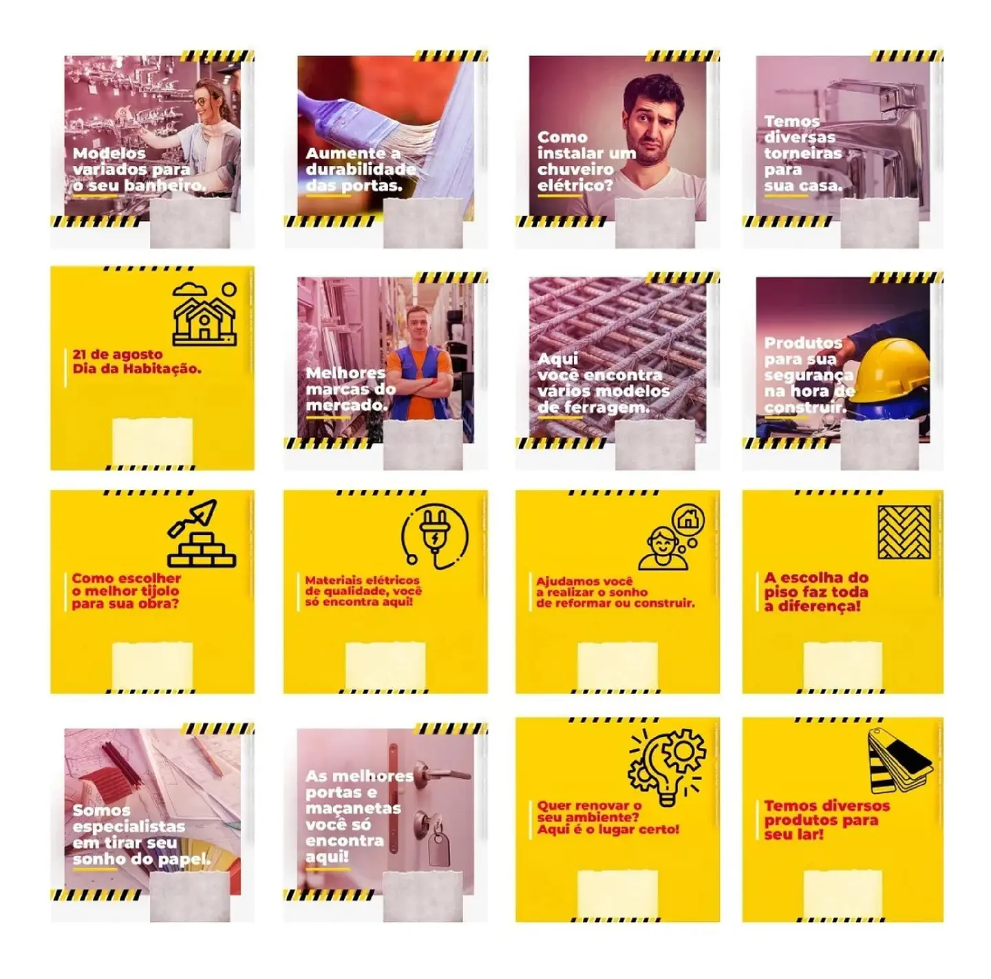 130 Artes Mídias Sociais Construção Civil Editáveis Photoshop 5
