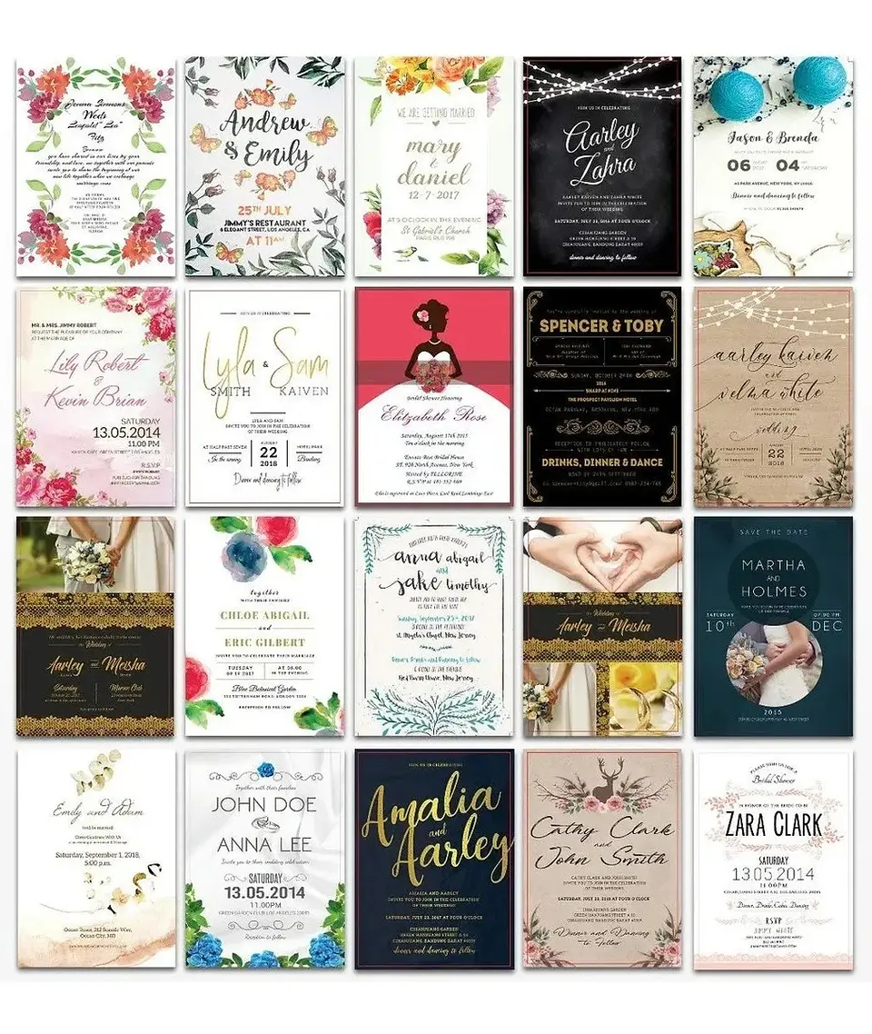 150 Artes Flyers Panfletos Convites Casamento Editáveis Photoshop 2
