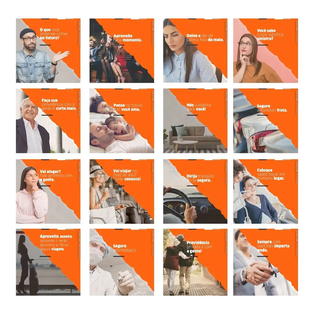 130 Artes Mídias Sociais Corretora de Seguros Editáveis Photoshop 2