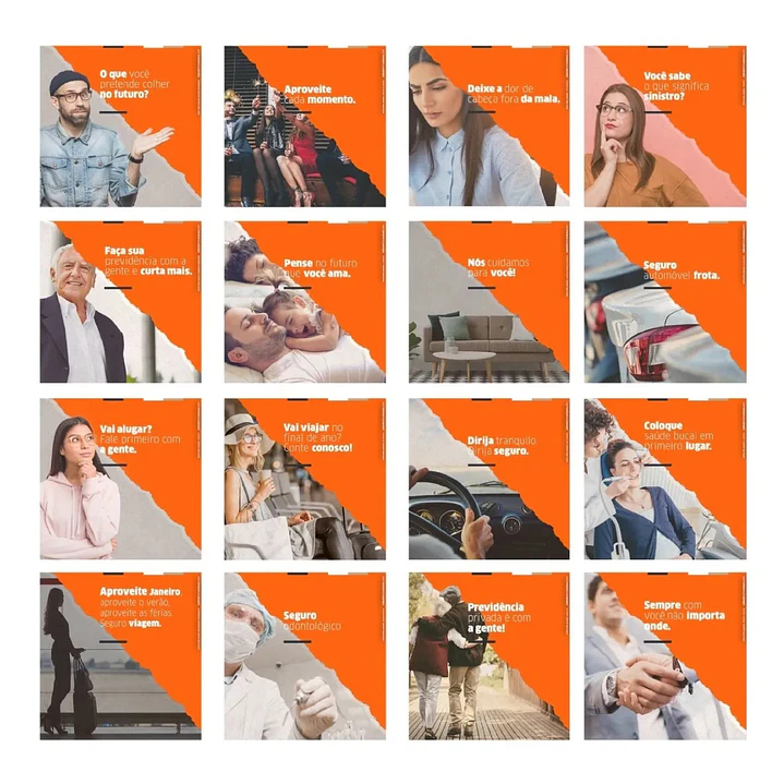 130 Artes Mídias Sociais Corretora de Seguros Editáveis Photoshop 2
