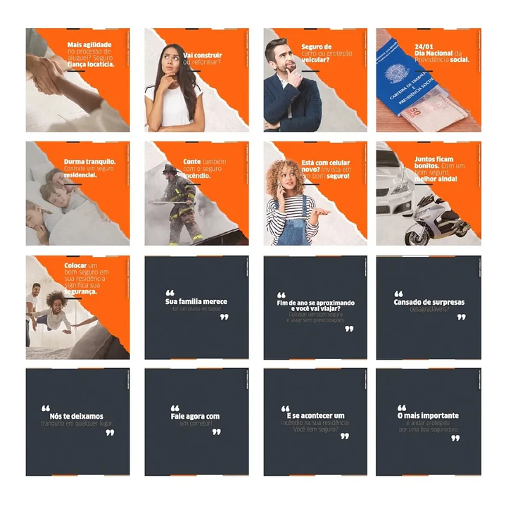 130 Artes Mídias Sociais Corretora de Seguros Editáveis Photoshop 5