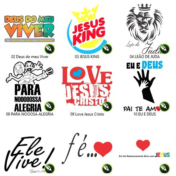 150 Artes Estampas Sublimação Silk Vetores Vetor Gospel Editável em Corel Draw 5
