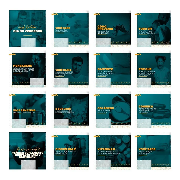 130 Artes Mídias Sociais Farmacia Editáveis Photoshop 5