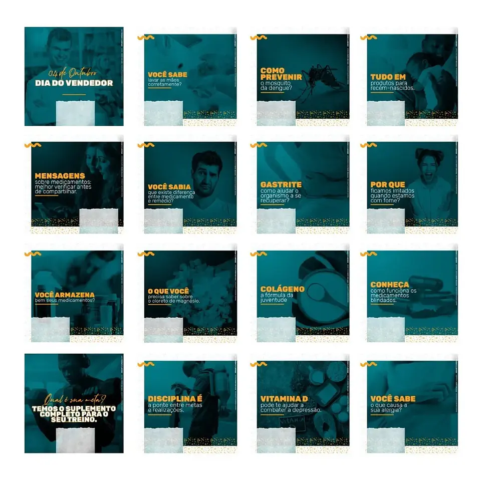 130 Artes Mídias Sociais Farmacia Editáveis Photoshop 5