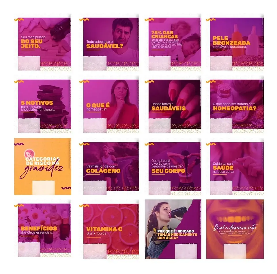 130 Artes Mídias Sociais Farmacia de Manipulação Editáveis Photoshop 3
