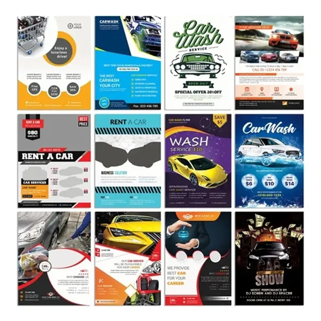 70 Artes Flyers Panfleto de Carro Editáveis Photoshop 1