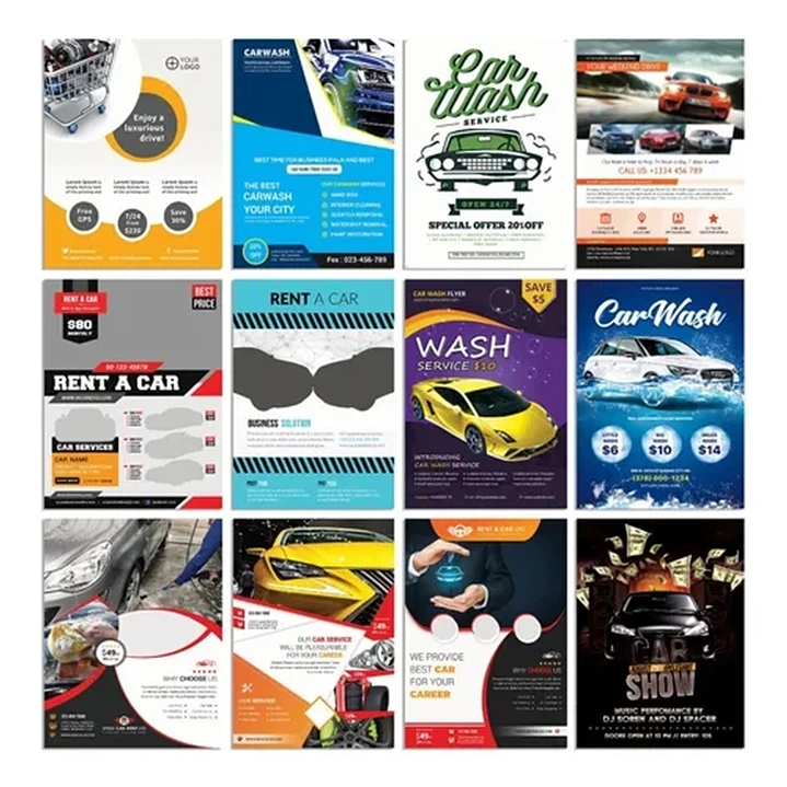 70 Artes Flyers Panfleto de Carro Editáveis Photoshop 1