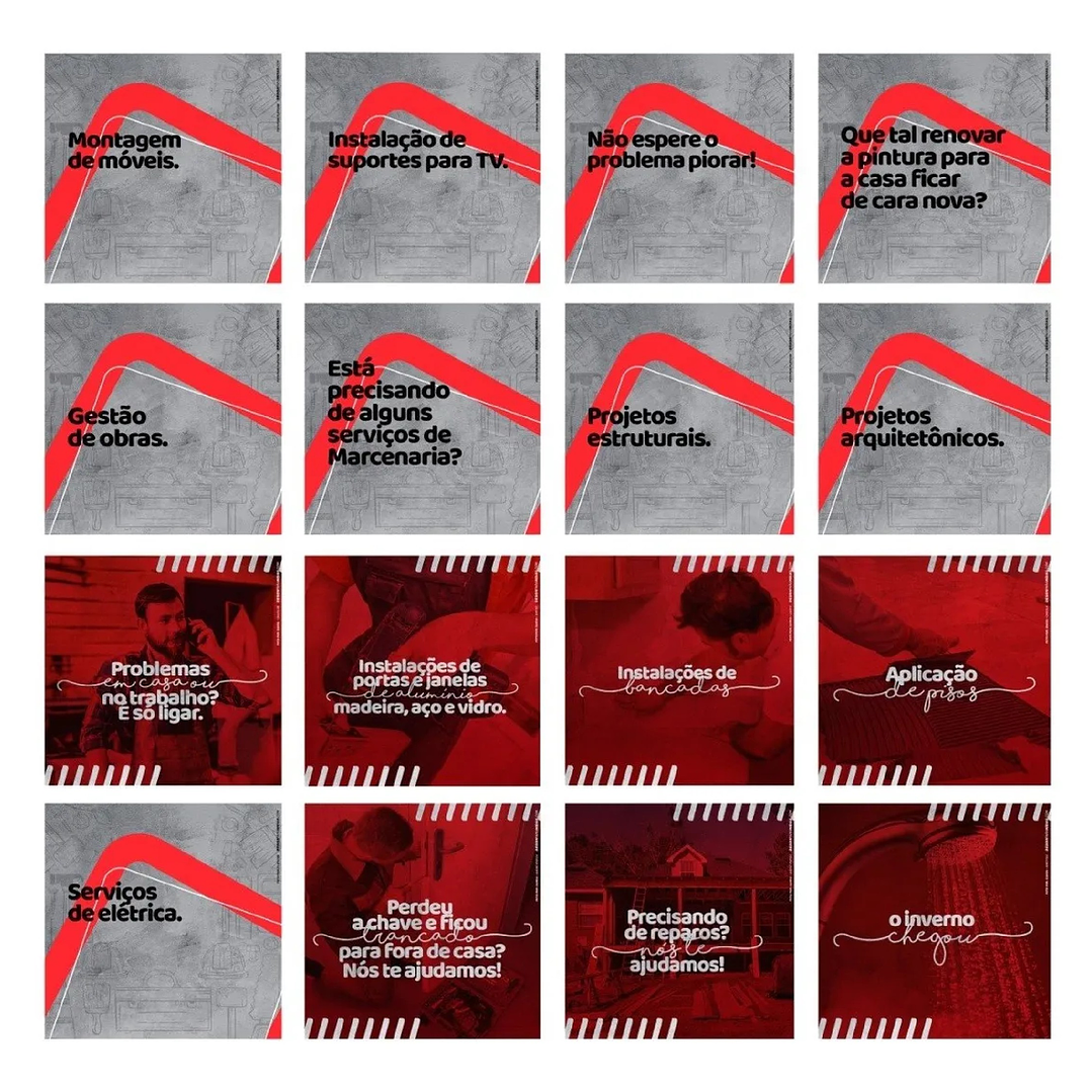 130 Artes Mídias Sociais Marido de Aluguel Editáveis Photoshop 6