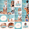 130 Artes Mídias Sociais Massoterapeuta Massagem Editáveis Photoshop