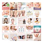 200 Artes Mídias Sociais Medicos Dentista Odonto Editáveis Photoshop - Miniatura 1