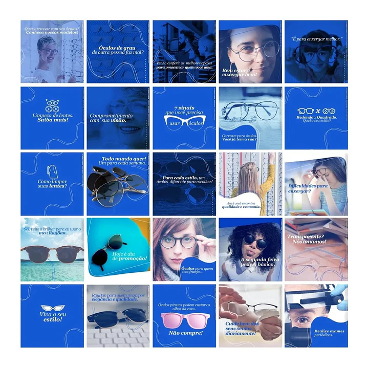 130 Artes Mídias Sociais Óticas Editáveis Photoshop 3