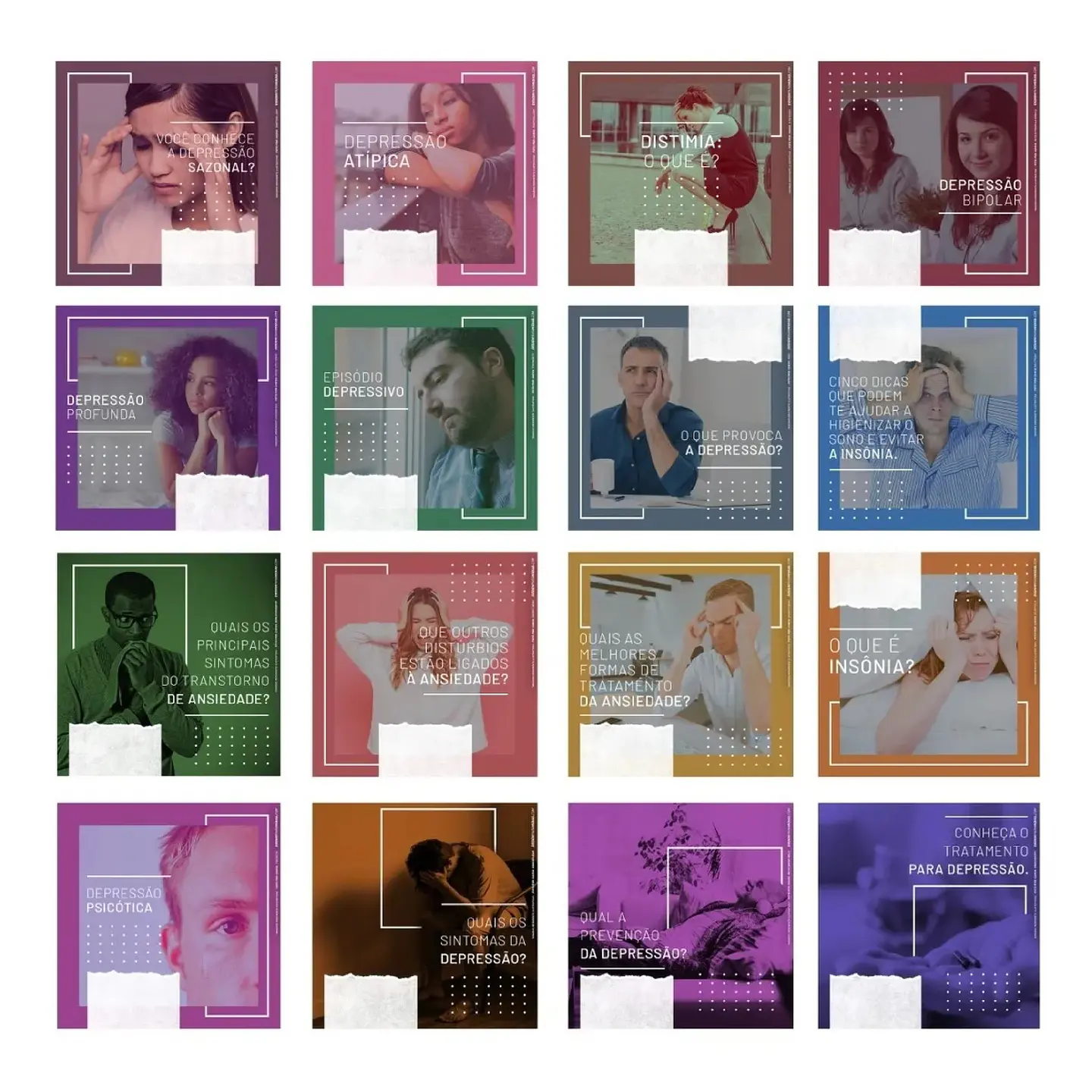130 Artes Mídias Sociais Psicologos Editáveis Photoshop + Png 2