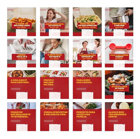 130 Artes Mídias Sociais Restaurante Self Service Editáveis Photoshop + Png