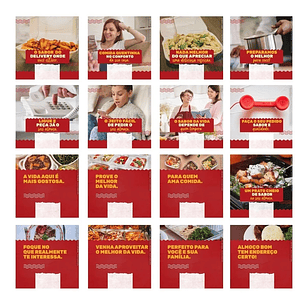 130 Artes Mídias Sociais Restaurante Self Service Editáveis Photoshop + Png