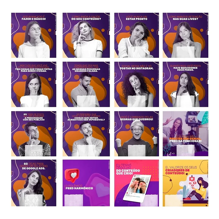 130 Artes Mídias Sociais Social Media Marketing Editáveis Photoshop + Png 4