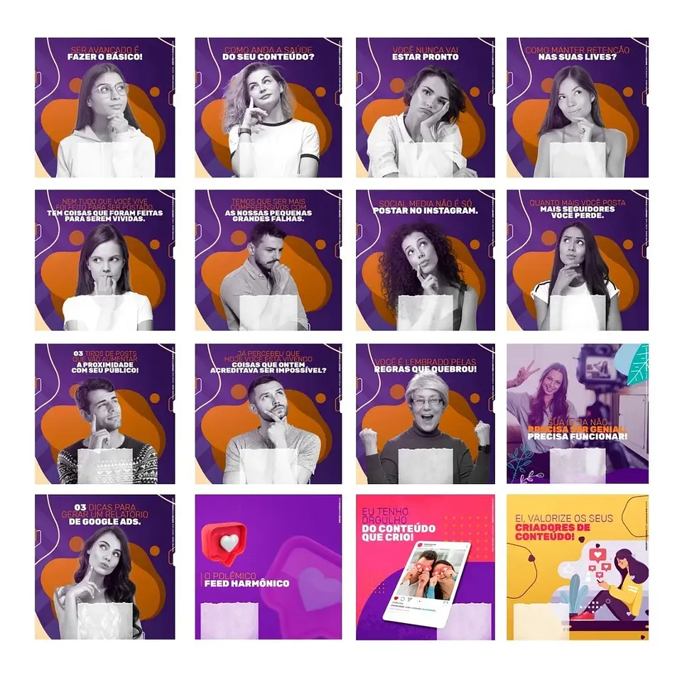 130 Artes Mídias Sociais Social Media Marketing Editáveis Photoshop + Png 4