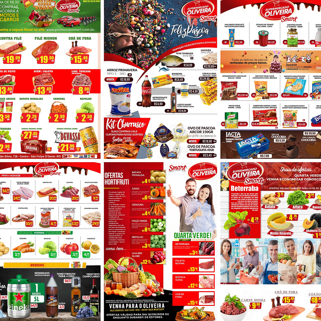 220 Artes Mídias Sociais Supermercados Editáveis Photoshop + Png 5