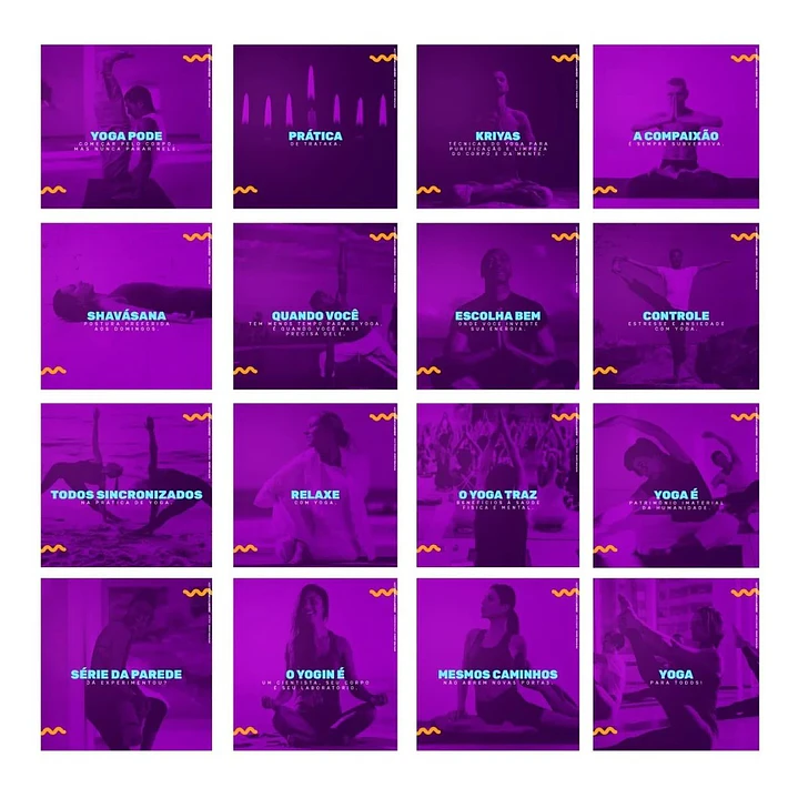 130 Artes Mídias Sociais Yoga Editáveis Photoshop + Png 6