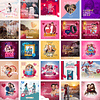 80 Artes Mídias Sociais Dia dos Namorados Editáveis Photoshop + Png