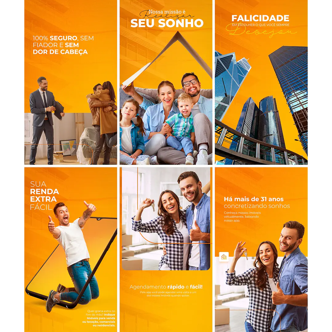 20 Artes Mídias Sociais Imobiliaria Venda de Imoveis Editáveis Photoshop + Png 2