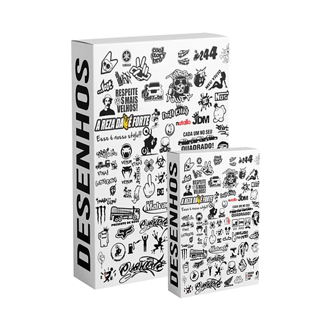 2600 Artes Recorte Vetores Adesivos Desenhos Editável em Corel Draw