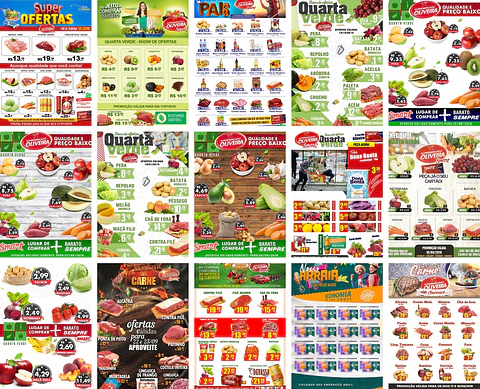 30 Artes Folhetos Panfletos Flyers Encartes Editáveis Photoshop + Png