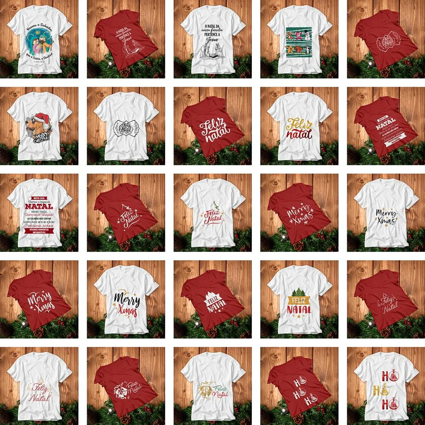 Mega Pacote Artes Sublimação Natal e Ano Novo 4